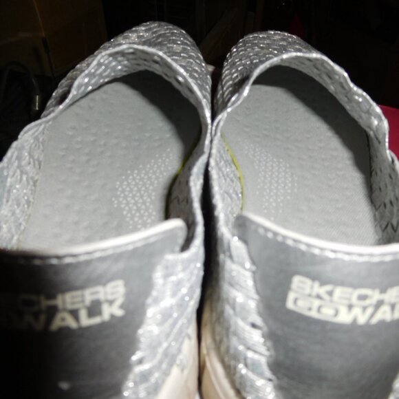 9M SKECHERS GO WALK SMART TWILIGHT SILVER - Picture 9 of 13